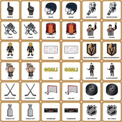 Licensed NHL Las Vegas Golden Knights Matching Game for Kids and Families Image 2