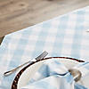 Light Blue Buffalo Check Table Topper 40X40 Image 1