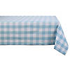 Light Blue Buffalo Check Tablecloth 60X104 Image 1