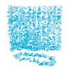 Light Blue Flower Plastic Leis - 12 Pc. Image 1