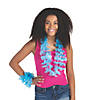 Light Blue Flower Plastic Leis - 12 Pc. Image 1