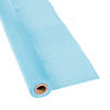 Light Blue Plastic Tablecloth Roll Image 1