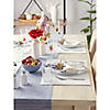 Light Gray Chambray Eco-Friendly Fine Ribbed Placemat 6 Piece Image 3