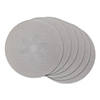 Light Gray Floral Woven Round Placemat (Set Of 6) Image 1