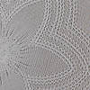 Light Gray Floral Woven Round Placemat (Set Of 6) Image 1