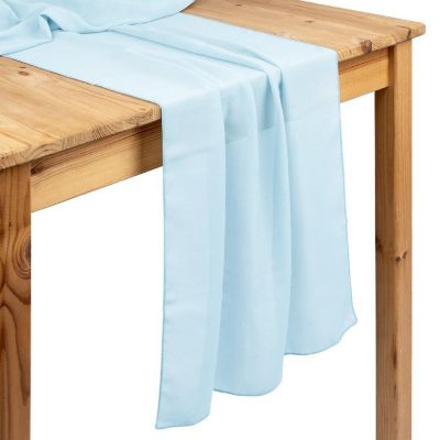 Light Pink Chiffon Table Runners Image 1