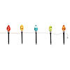 Light-Up Christmas Bulb Yard Stakes - 5 Pc. Image 2