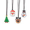 Light-Up Christmas Character Necklaces - 12 Pc. Image 1