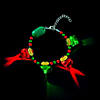 Light-Up Christmas Jingle Bell Bracelets - 6 Pc. Image 1