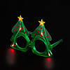 Light-Up Christmas Tree Glasses - 6 Pc. Image 1