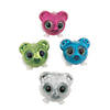 Light-Up Glitter Cat Puffer Toys - 12 Pc. Image 1