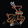 Light-Up Glo Reindeer Animated Outdoor Sign Image 1