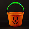 Light-Up Halloween BPA-Free Plastic Buckets - 24 Pc. Image 1