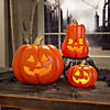 Light-Up Jack-O&#8217;-Lantern Halloween Decorations Image 2