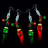 Light-Up Jingle Bell Earrings - 3 Pair Image 1