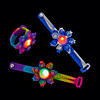 Light-Up Lotsa Pops Popping Fidget Toy Bracelets - 6 Pc. Image 1