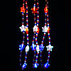Light-Up Patriotic Mardi Gras Beaded Necklaces - 6 Pc. Image 1