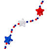 Light-Up Patriotic Mardi Gras Beaded Necklaces - 6 Pc. Image 2