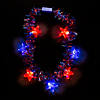 Light-Up Patriotic Star & Tinsel Necklaces - 6 Pc. Image 1