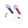 Light-Up Patriotic Wand Necklaces - 6 Pc. Image 1