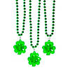 Light-Up St. Patrick&#8217;s Day Shamrock Necklaces - 12 Pc. Image 1