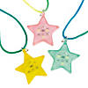 Light-Up Star Necklaces - 12 Pc. Image 1