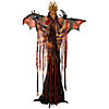 Lighted and Animated Standing Dragon Man with Sound Halloween Figure - 5.75' Image 1