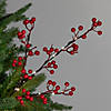 Lighted Berries Christmas Spray - 29" - Warm White Image 1