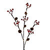 Lighted Pinecones and Berries Christmas Spray - 29" - Warm White Image 2
