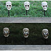 Lighted Skull Pathway Markers Decoration - Set of 3 Image 1