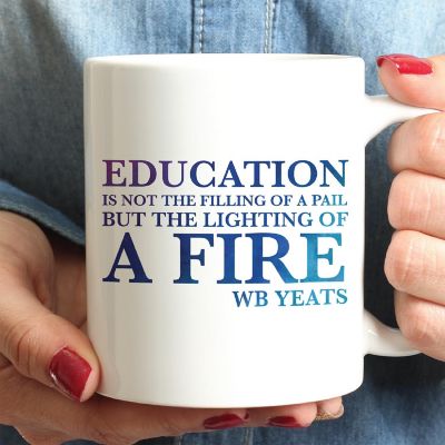 Lighting the Fire Education Ceramic Mug Image 1