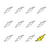 Lightning Bolt 5" Cookie Cutters Image 1