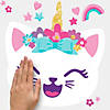 Like nastya unicorn cat giant peel & stick wall decals w/alphabet Image 1