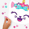 Like nastya unicorn cat giant peel & stick wall decals w/alphabet Image 2