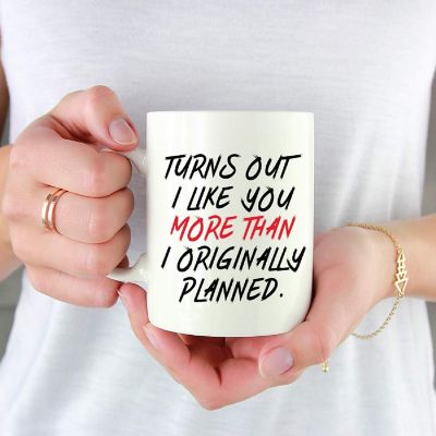 Like You More Than Planned Mug, 1 Pack Image 1