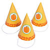 Lil&#8217; Pumpkin Birthday Cone Hats - 12 Pc. Image 1