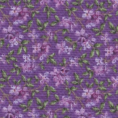 Lilac Garden Floral Mini Lilacs Purple Cotton Fabric by Northcott BTY Image 1