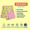 Lilac Lemonade Plush Baby Blanket Image 1