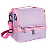 Lilac Two Compartment Lunch Bag Image 1