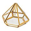 Lillian Rose™ Gold Prism Hanging Ring Holder Image 1