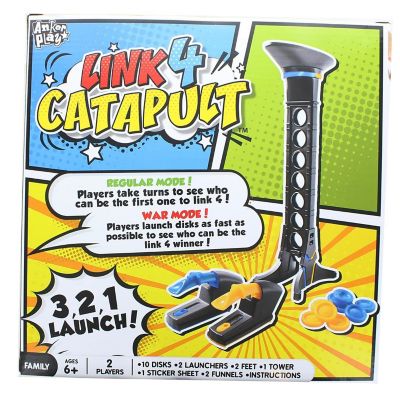 Link 4 Catapult Game  Includes 2 Catapults  2 Players Image 2