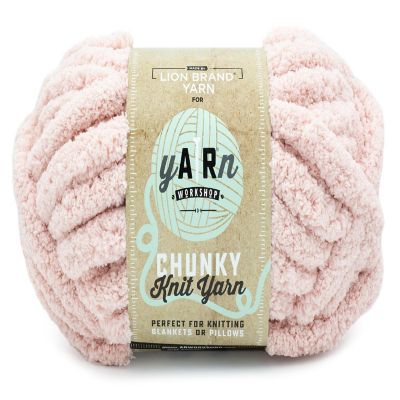 Lion Brand AR Workshop Chunky Knit Yarn-Blush Image 1