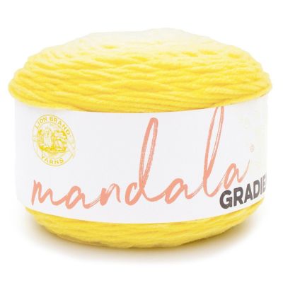 Lion Brand Mandala Gradient Yarn-Yellow Image 1