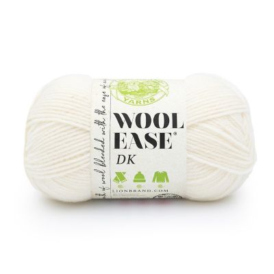 Lion Brand Wool-Ease DK Yarn-Cream Image 1