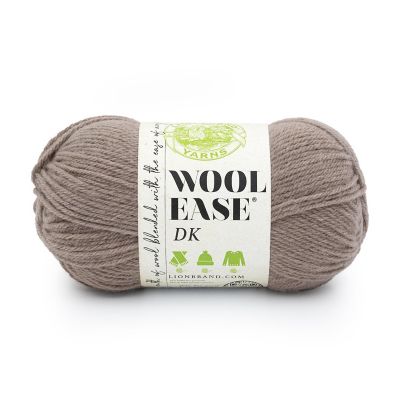 Lion Brand Wool-Ease DK Yarn-Taupe Image 1