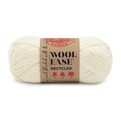 Lion Brand Wool-Ease Recycled Yarn-Cream Image 1