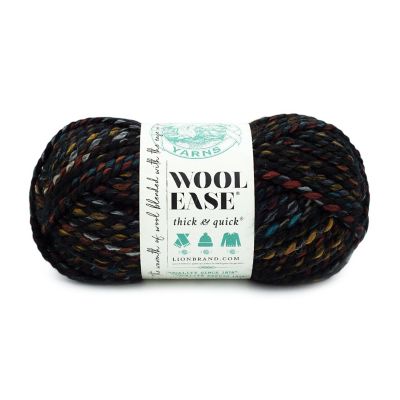Lion Brand Wool-Ease Thick &amp; Quick Yarn-Oil Slick Image 1