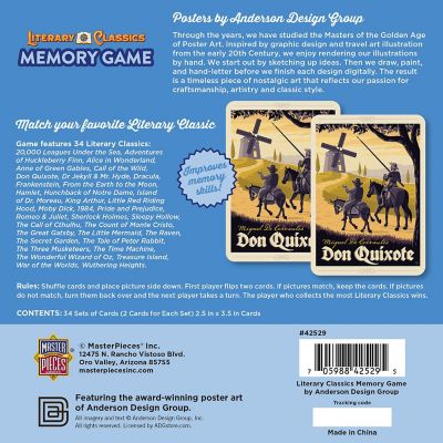 Literary Classics Memory Game Image 3