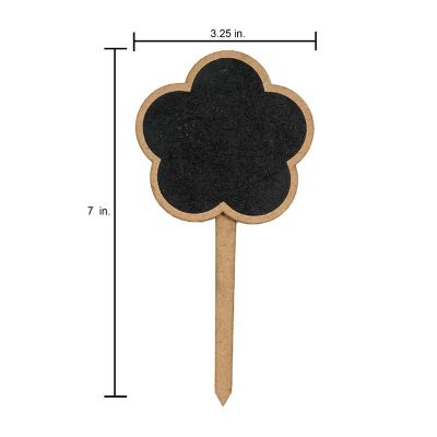 Little Birdie Mini Chalkboard Tabletop Sign 2/Pkg-Flower Image 2
