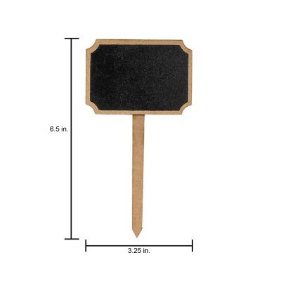 Little Birdie Mini Chalkboard Tabletop Sign 2/Pkg-Ornate Rectangle Image 2